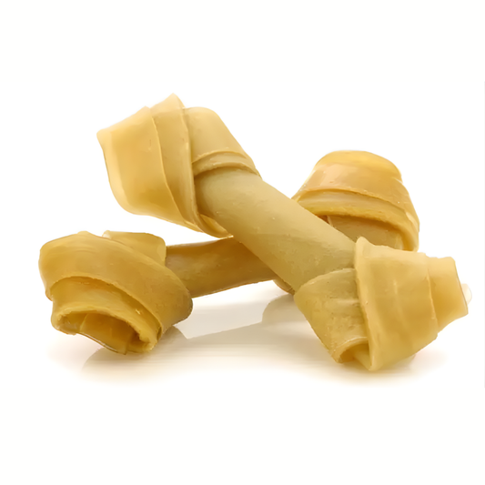 Hueso Nudo Piel Snack para Perros RIBECAN Mascotas-Ávila