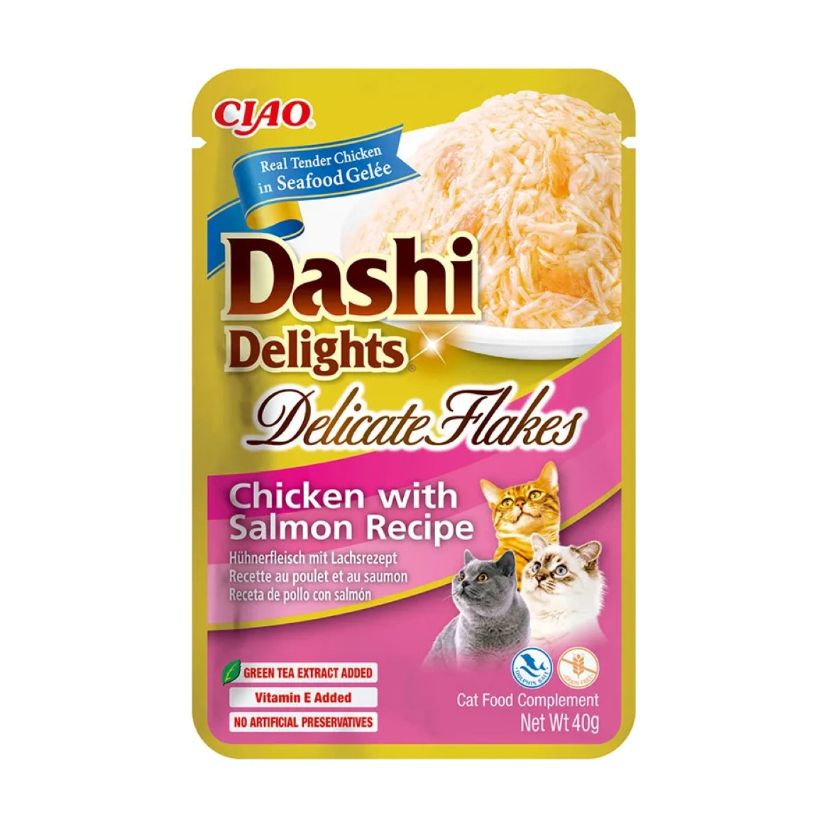 Inaba Dashi Delights Sobre Comida Húmeda para Gatos 40g INABA Mascotas-Ávila