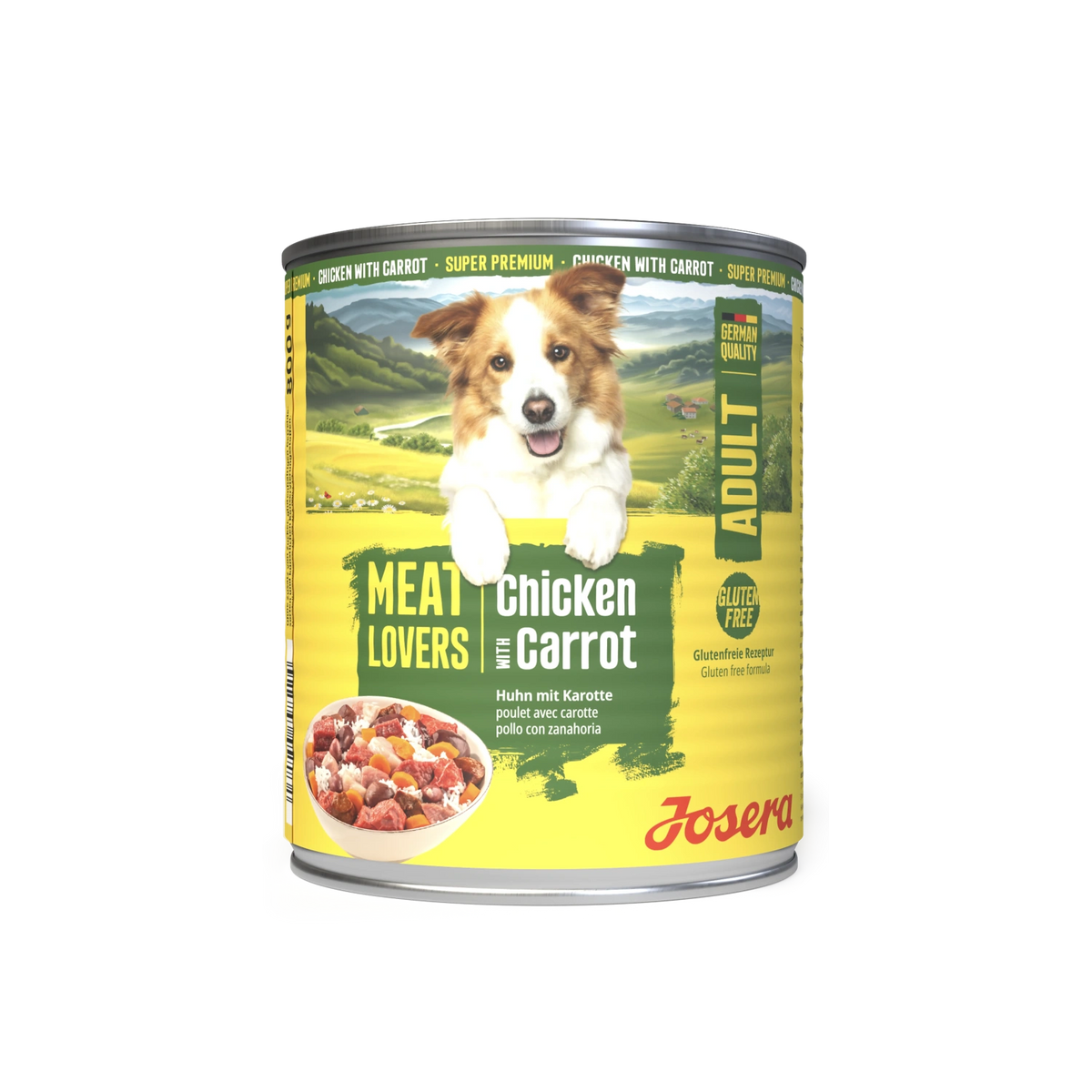 Josera Meat Lovers Menú Pollo con Zanahoria Comida Húmeda para Perros JOSERA Mascotas-Ávila