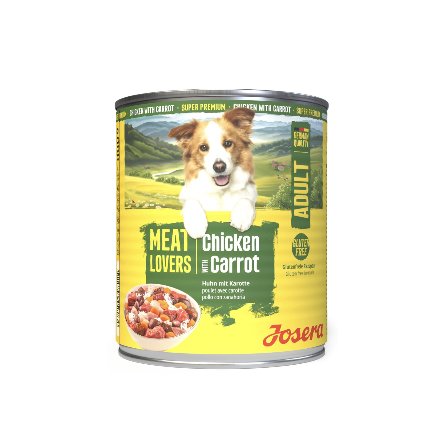 Josera Meat Lovers Menú Pollo con Zanahoria Comida Húmeda para Perros JOSERA Mascotas-Ávila