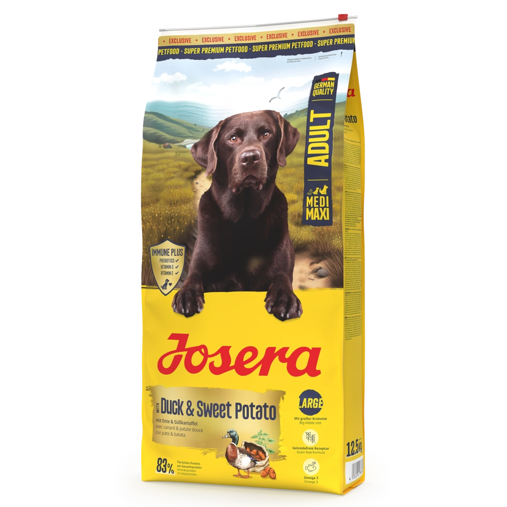 Josera Medium/Maxi Pato y Batata Pienso Sin Cereales para Perros JOSERA Mascotas-Ávila
