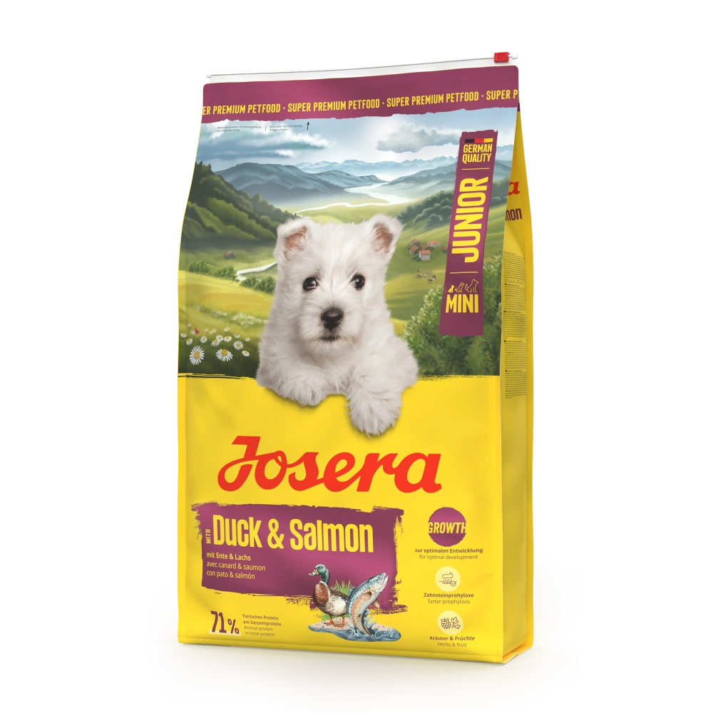 Josera Mini Junior Pato y Salmón Pienso para Cachorros JOSERA Mascotas-Ávila