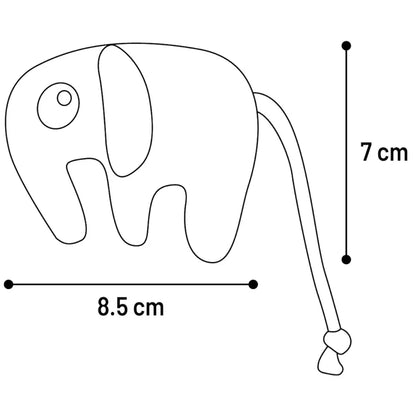 Juguete Gato Blaro Elefante Azul 8,5X5X7 cm FLAMINGO Mascotas-Ávila