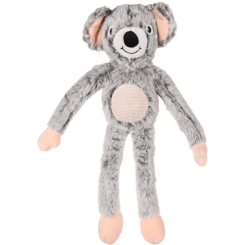 Juguete Perro Peluche Munko Mono Gris 31X9X40 cm FLAMINGO Mascotas-Ávila