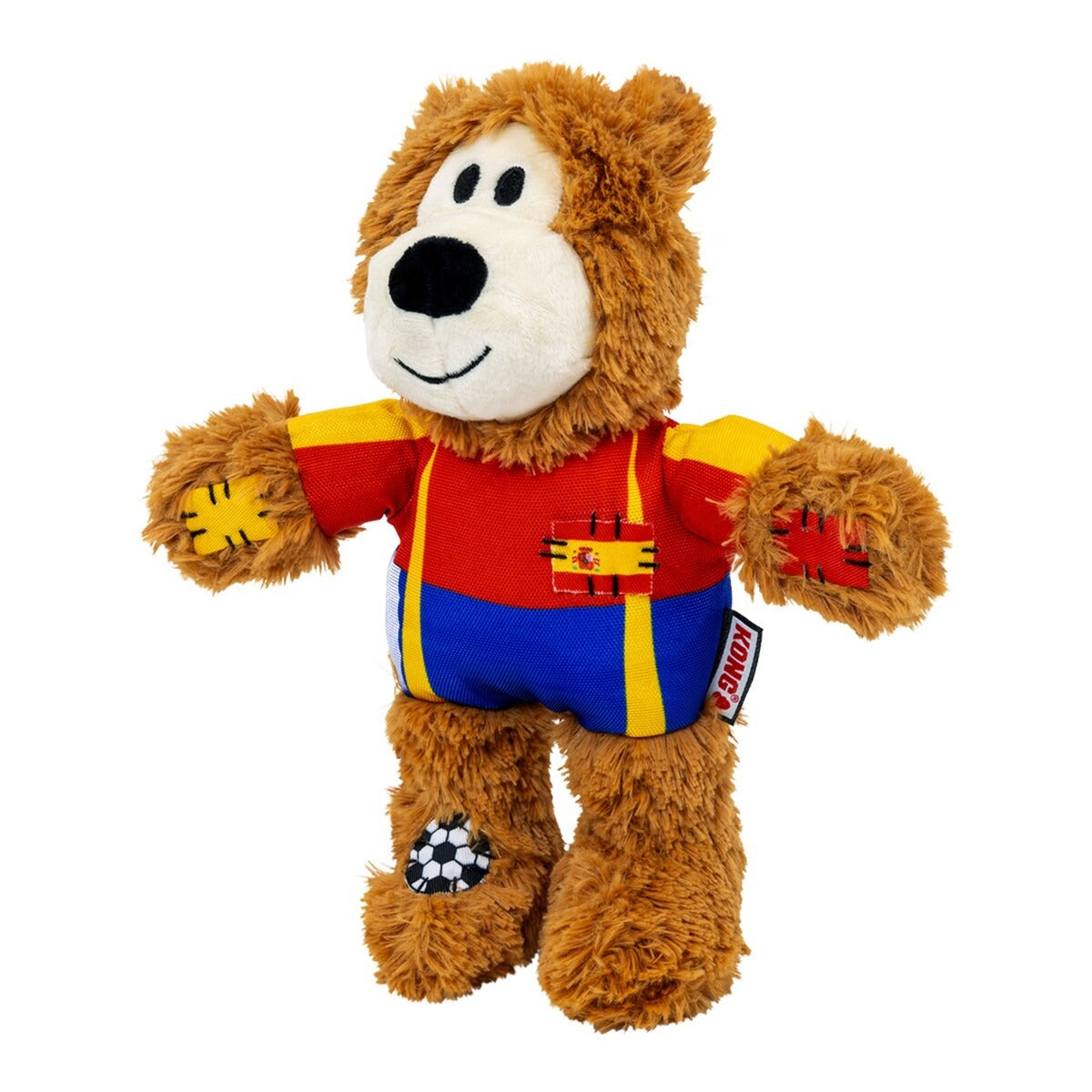 KONG Wild Knots Sport Bear Oso Selección Española | Especial Mundial 2026 KONG Mascotas-Ávila