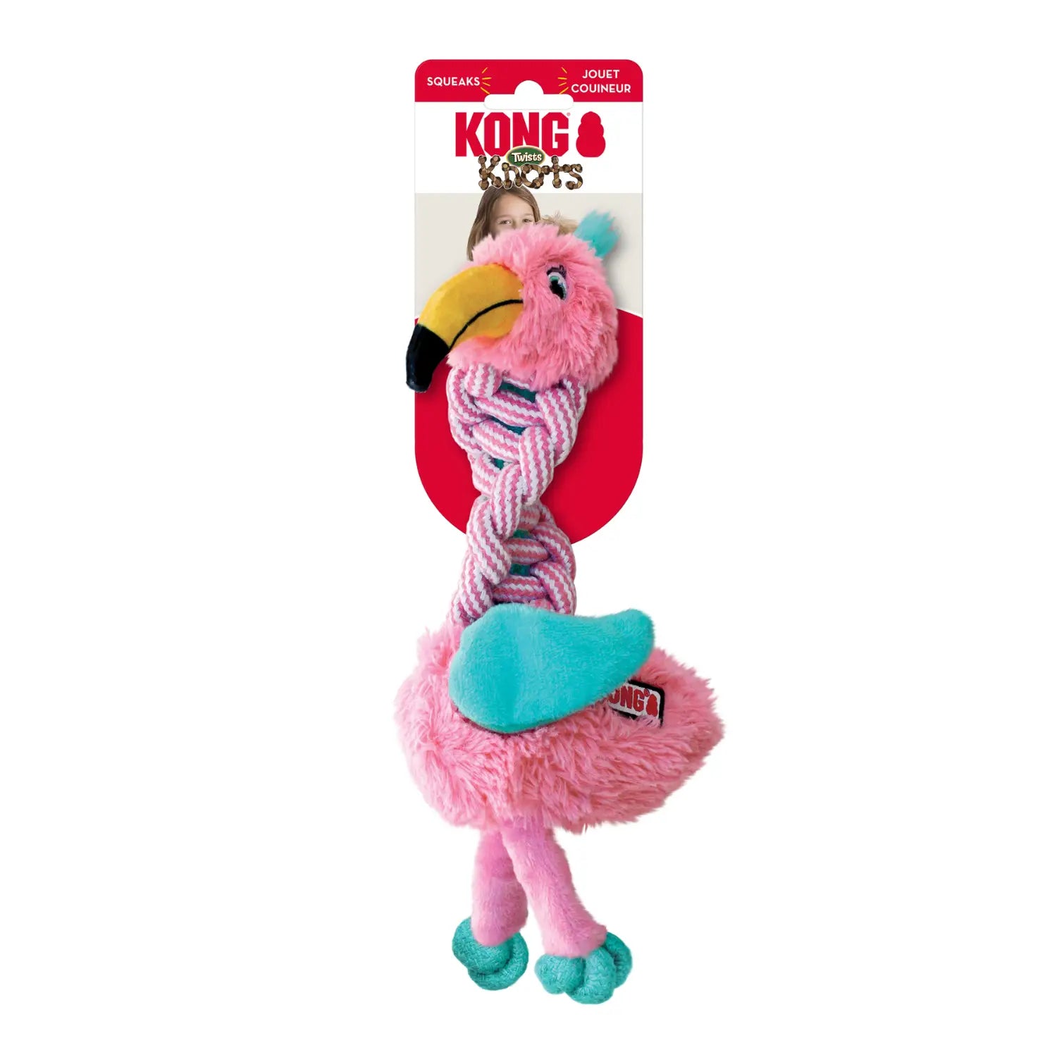 Kong Knots Twists Assorted M/L Jirafa Cuerda - Mejor Precio - Mascotas Ávila