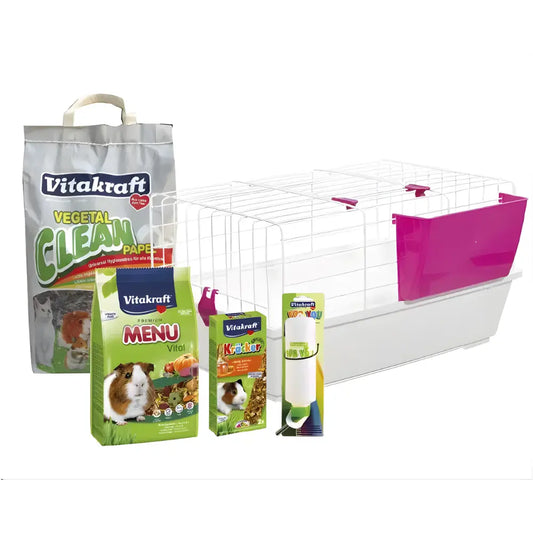 Kit Voltrega Jaula Cobaya 933 (58X36X31 Cm) VOLTREGA Mascotas-Ávila