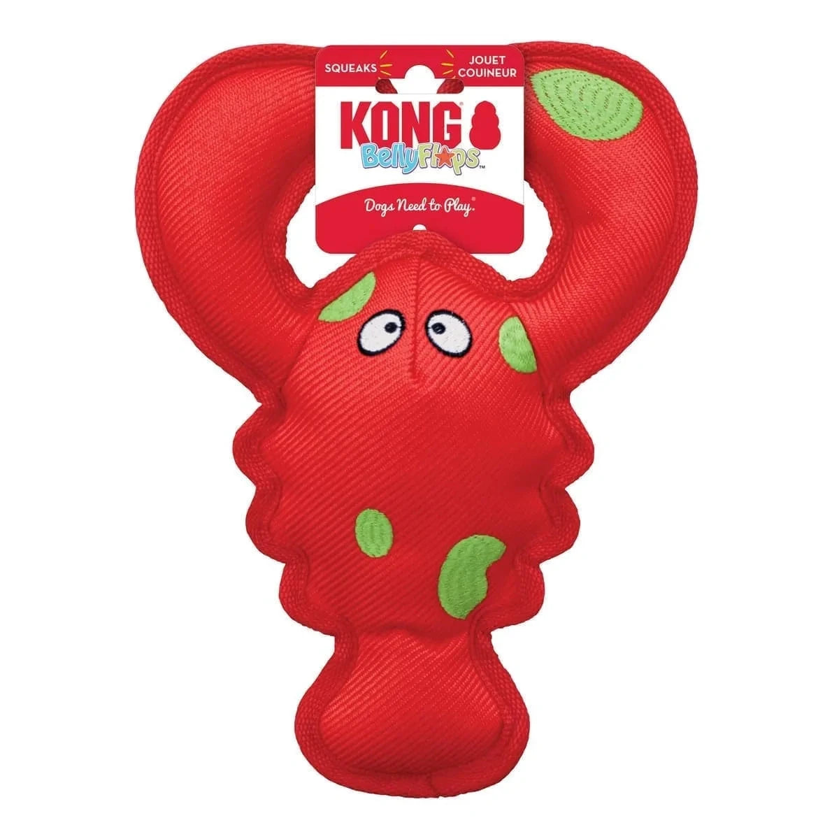 Kong Belly Flops Lobster Juguete para Perros KONG Mascotas-Ávila