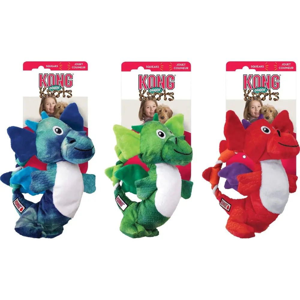 Kong Dragon Knots M/L Juguete para Perros 1 ud KONG Mascotas-Ávila
