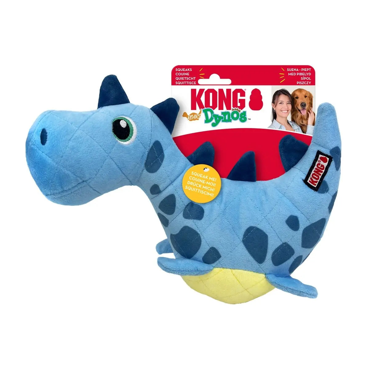 Kong Dynos Roars Blue M/L Juguete para Perros KONG Mascotas-Ávila