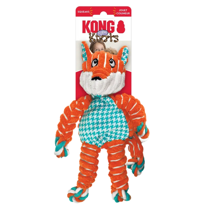 Kong Floppy Knots Fox S/M Juguete para Perros KONG Mascotas-Ávila