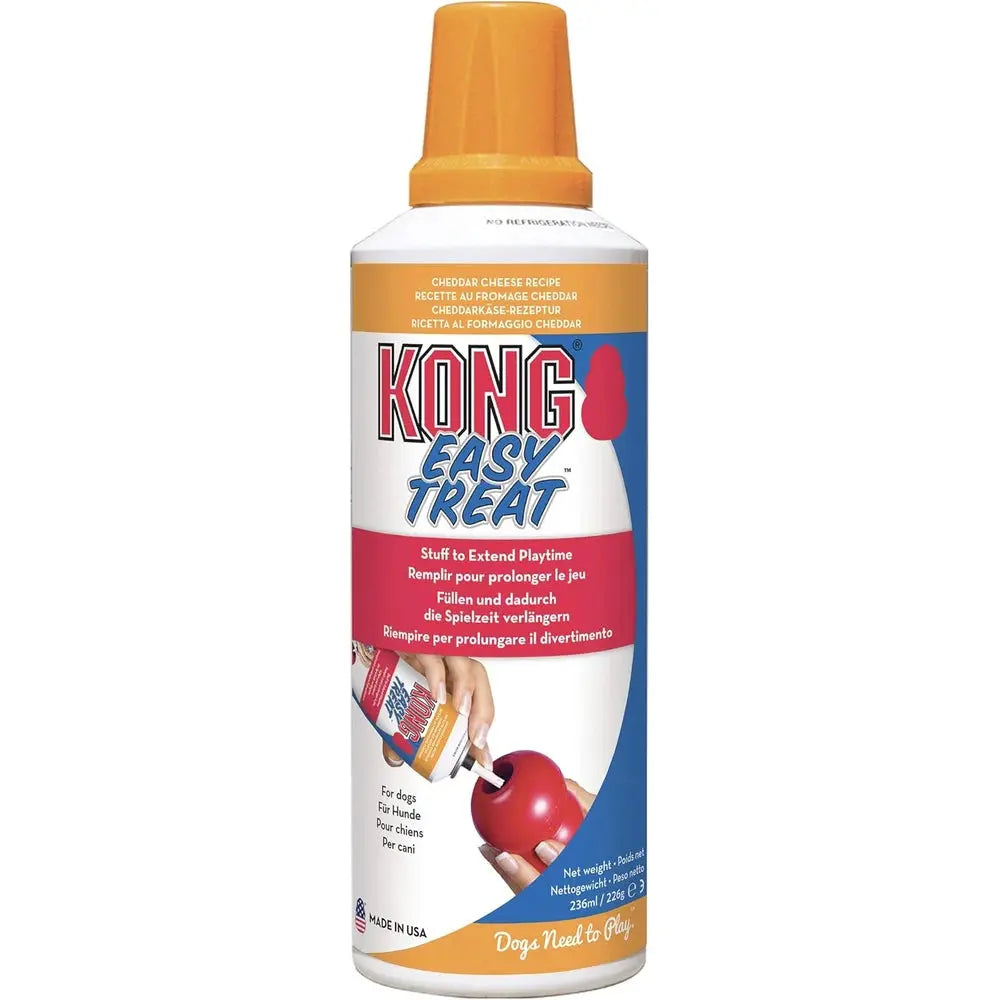 Kong Pasta Easy Treat Sabor Queso Cheddar para Perros 226 g KONG Mascotas-Ávila