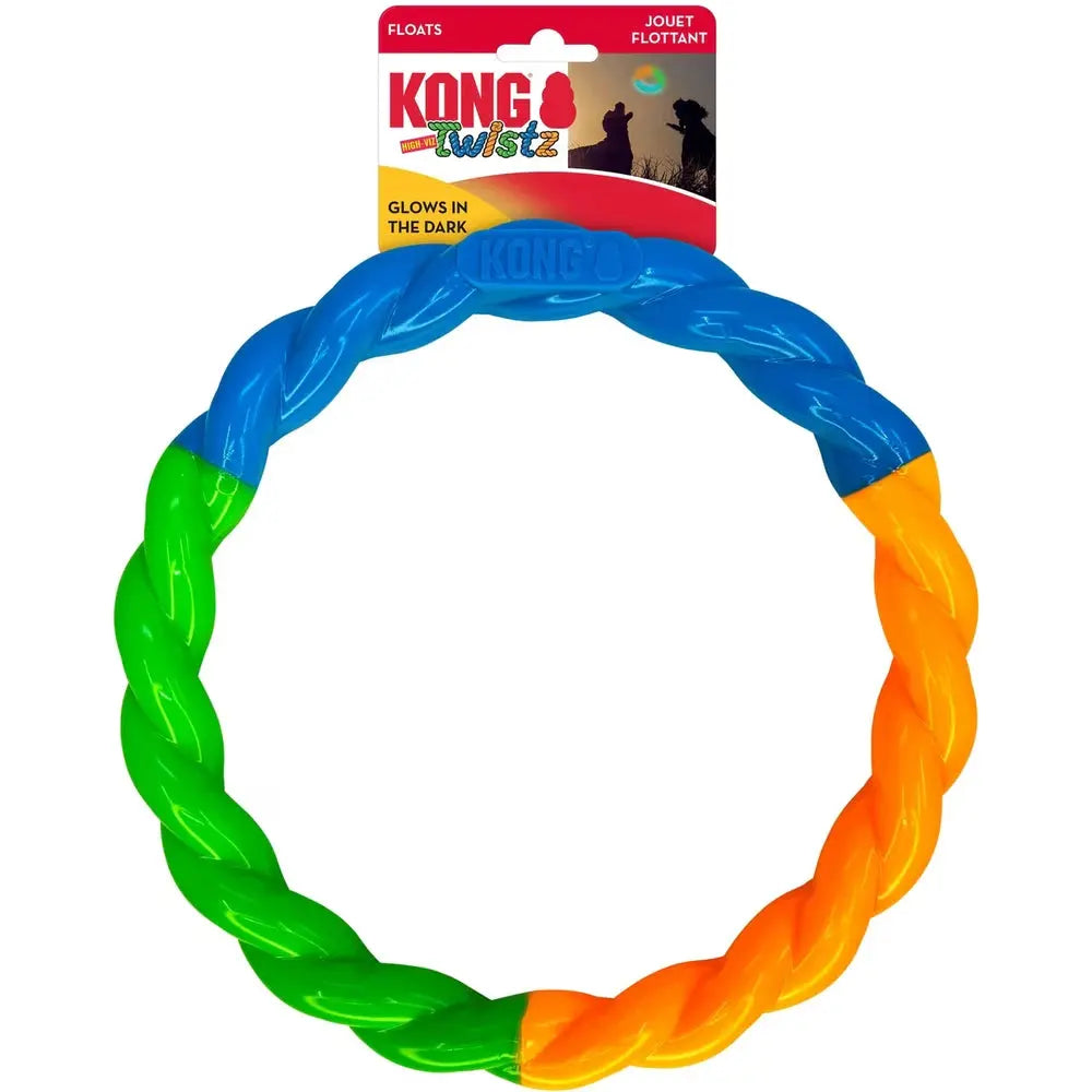 Kong Twistz High-Viz Juguete Reflectante para Perros KONG Mascotas-Ávila