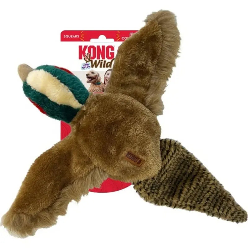 Kong Wild Low Stuff Peluche Faisán M Juguete para Perros KONG Mascotas-Ávila