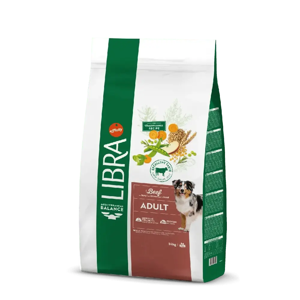Libra Adult Buey Pienso para Perros LIBRA Mascotas-Ávila