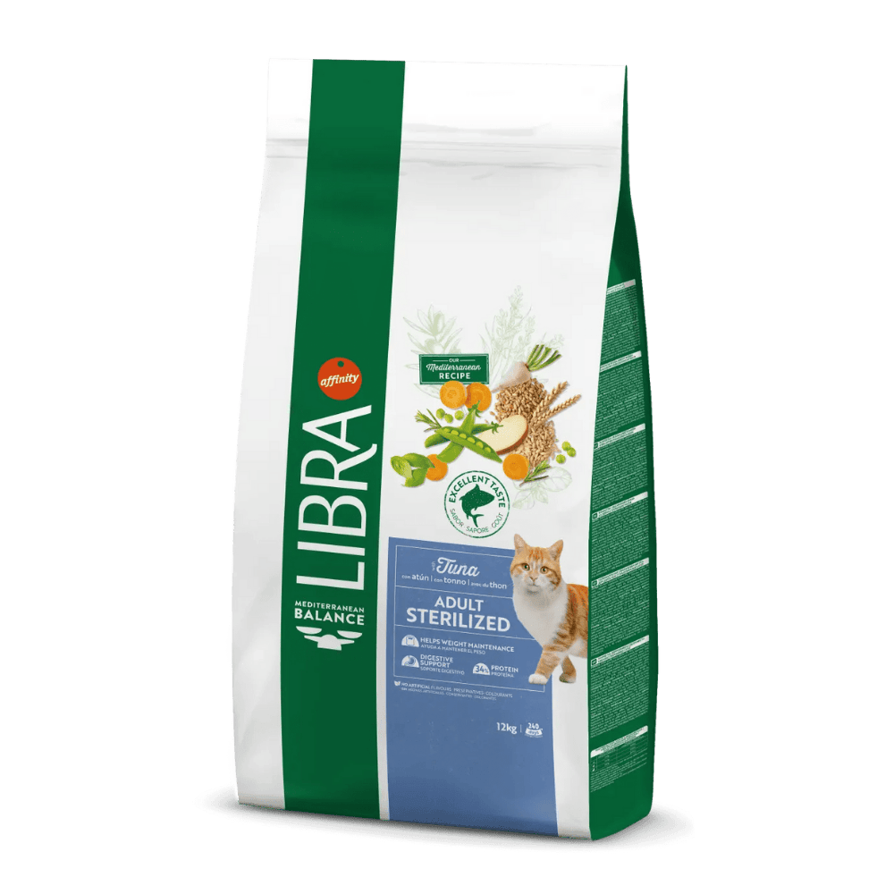 Libra Cat Adult Sterilized con Atún Pienso para Gatos Esterilizados LIBRA Mascotas-Ávila