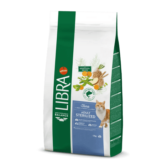 Libra Cat Adult Sterilized con Atún Pienso para Gatos Esterilizados LIBRA Mascotas-Ávila