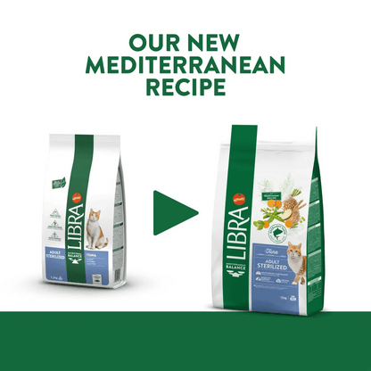 Libra Cat Adult Sterilized con Atún Pienso para Gatos Esterilizados LIBRA Mascotas-Ávila