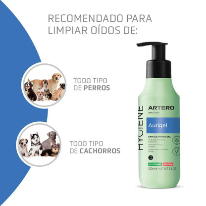 Limpiador Auricular Aurigel 100 Ml. ARTERO Mascotas-Ávila