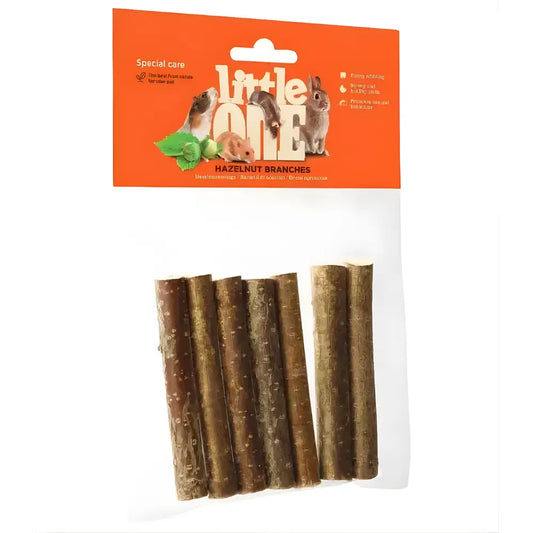 Little One Snack Roedores Ramas de Avellano 7 Piezas LITTLE ONE Mascotas-Ávila