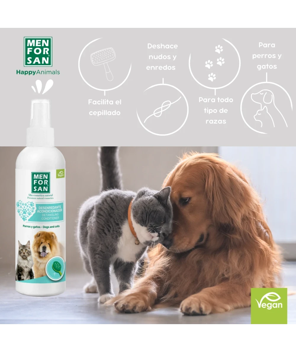 Menforsan Desenredante Acondicionador para Perros y Gatos MENFORSAN Mascotas-Ávila