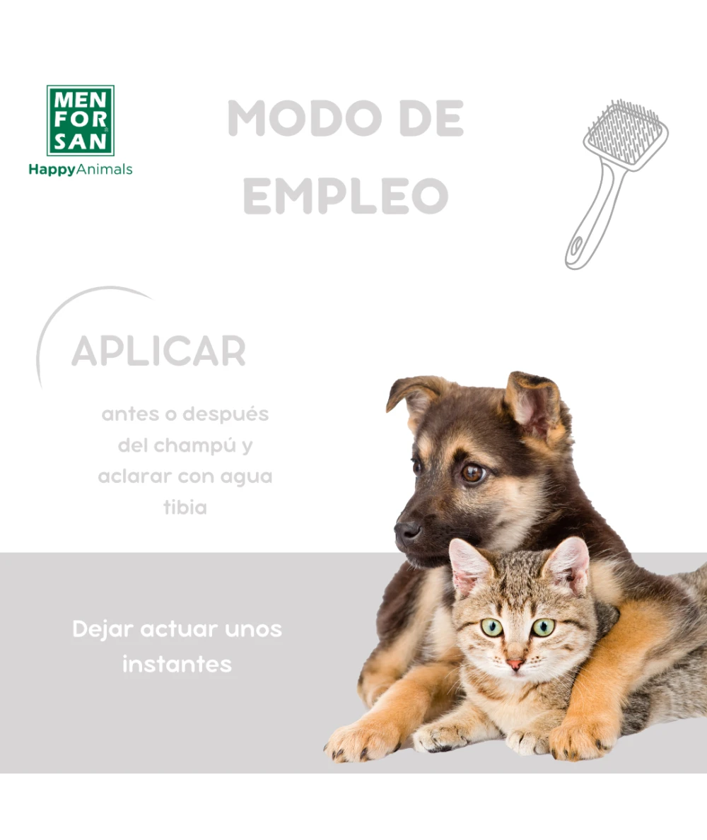 Menforsan Desenredante Acondicionador para Perros y Gatos MENFORSAN Mascotas-Ávila