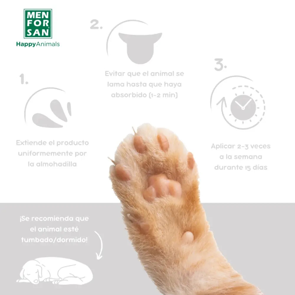 Menforsan Gel Protector de Almohadillas 60 ml MENFORSAN Mascotas-Ávila