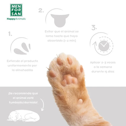 Menforsan Gel Protector de Almohadillas 60 ml MENFORSAN Mascotas-Ávila