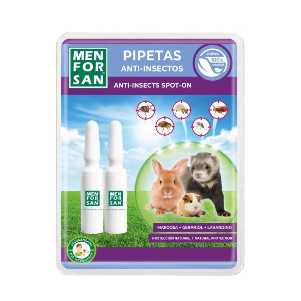 Menforsan Pipeta Antiinsectos para Roedores, Conejos y Hurones MENFORSAN Mascotas-Ávila