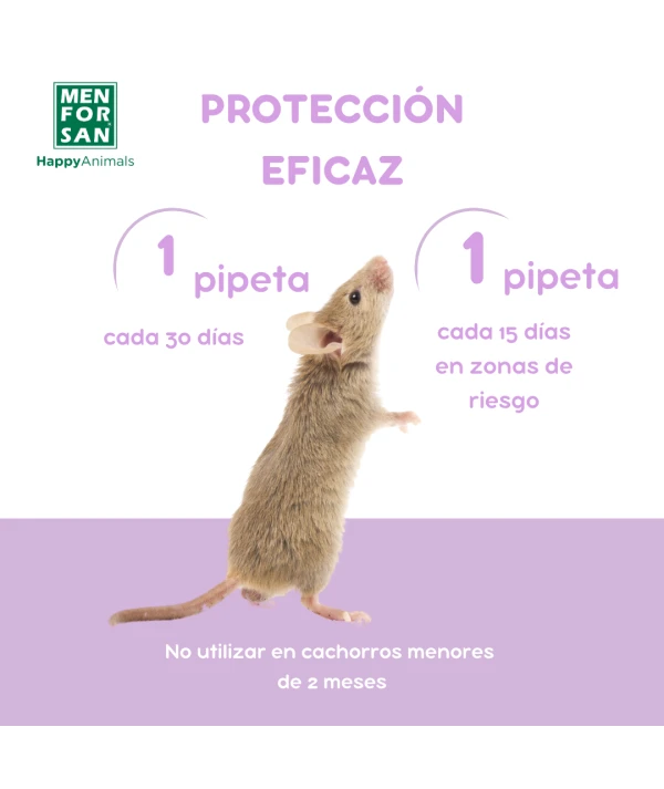 Menforsan Pipeta Antiinsectos para Roedores, Conejos y Hurones MENFORSAN Mascotas-Ávila