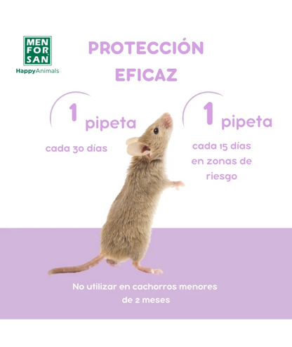 Menforsan Pipeta Antiinsectos para Roedores, Conejos y Hurones MENFORSAN Mascotas-Ávila