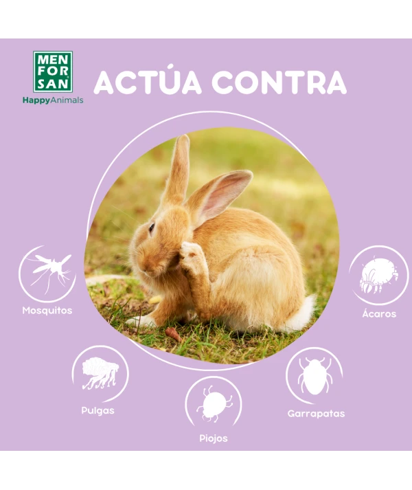 Menforsan Pipeta Antiinsectos para Roedores, Conejos y Hurones MENFORSAN Mascotas-Ávila