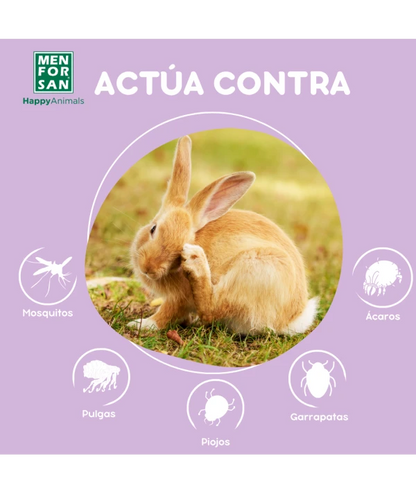 Menforsan Pipeta Antiinsectos para Roedores, Conejos y Hurones MENFORSAN Mascotas-Ávila