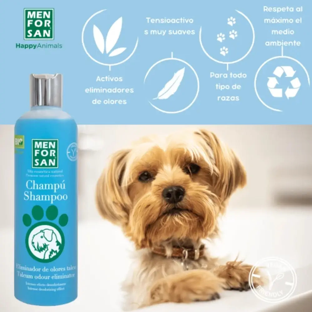 Menforsan Champú Eliminador de Olores Talco 300 ml MENFORSAN