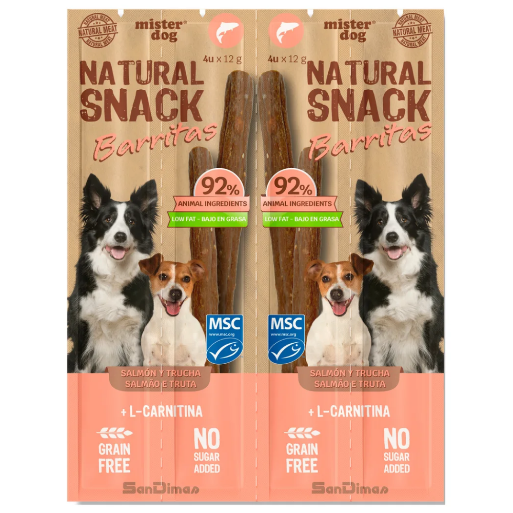 Mister Dog Snack Natural para Perros Mister Dog Mascotas-Ávila
