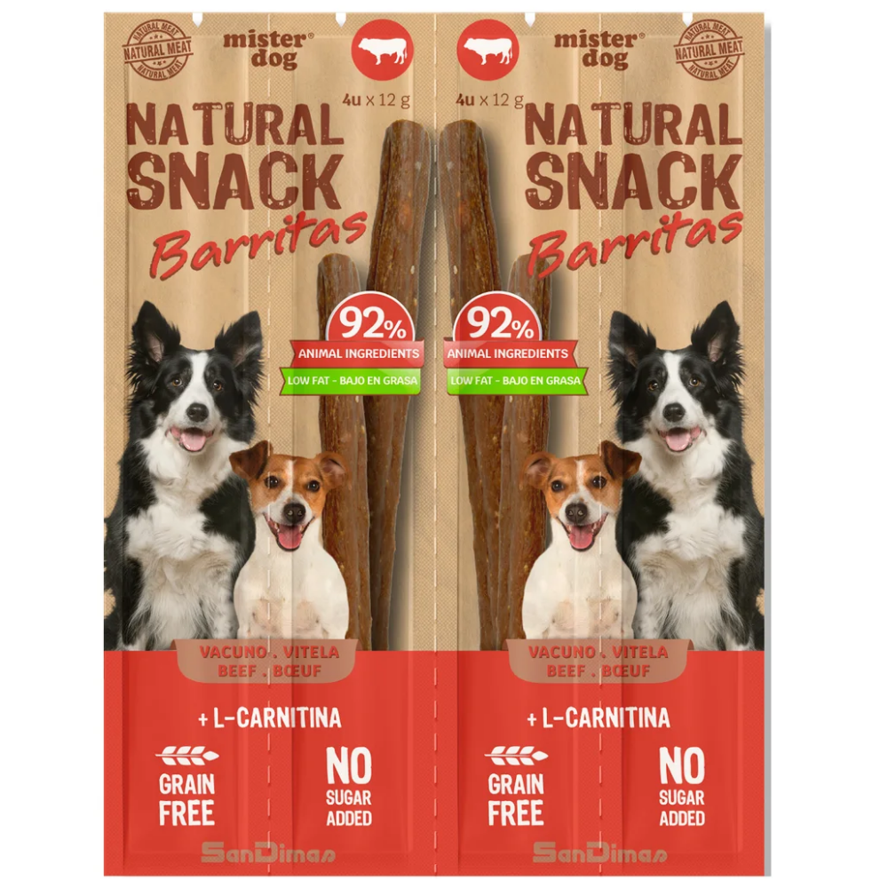 Mister Dog Snack Natural para Perros Mister Dog Mascotas-Ávila