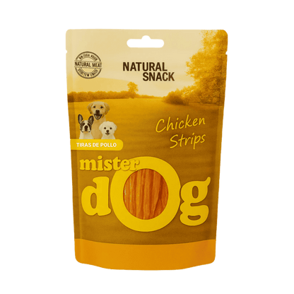 Tiras de Pollo 50 g Mister Dog Snack Natural para Perros MISTER DOG Mascotas-Ávila