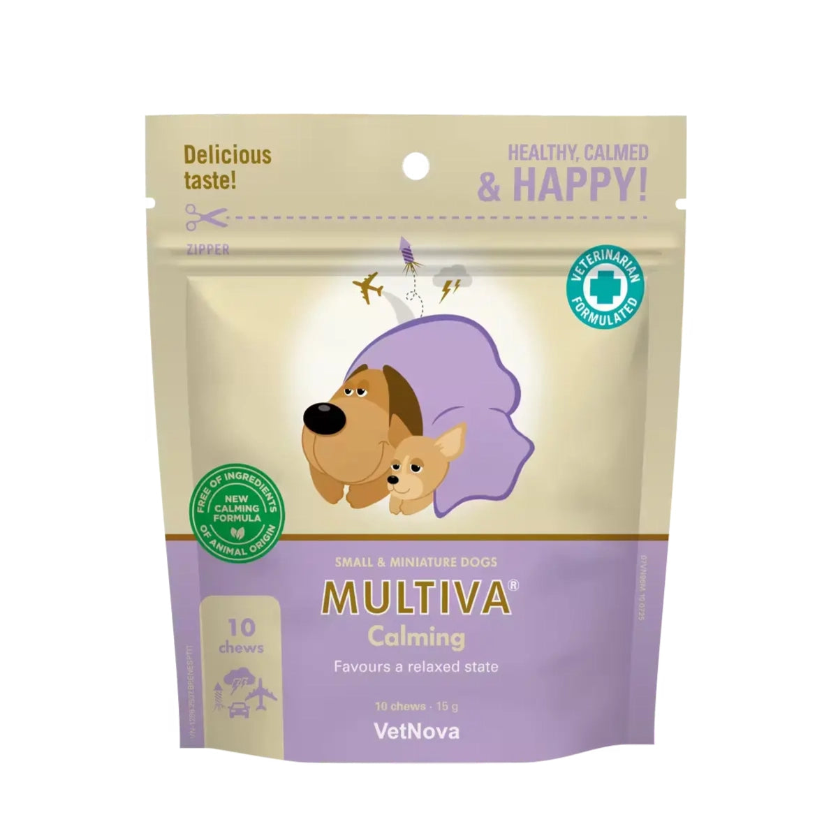 Multiva Calming Perros Pequeños y Miniaturas VETNOVA Mascotas-Ávila