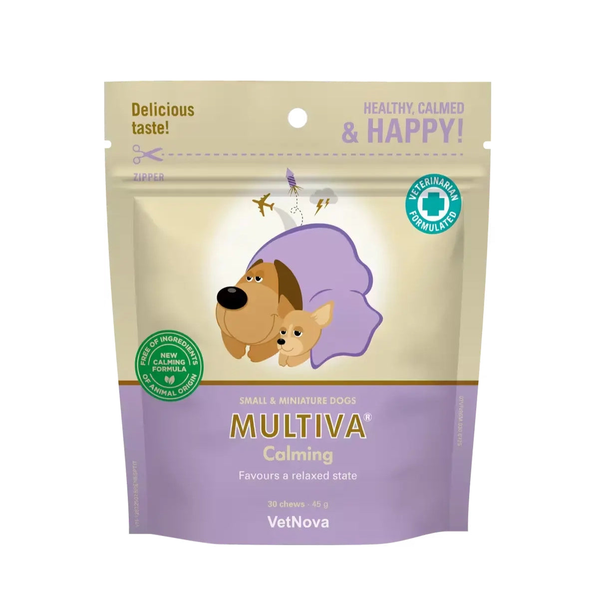 Multiva Calming Perros Pequeños y Miniaturas VETNOVA Mascotas-Ávila