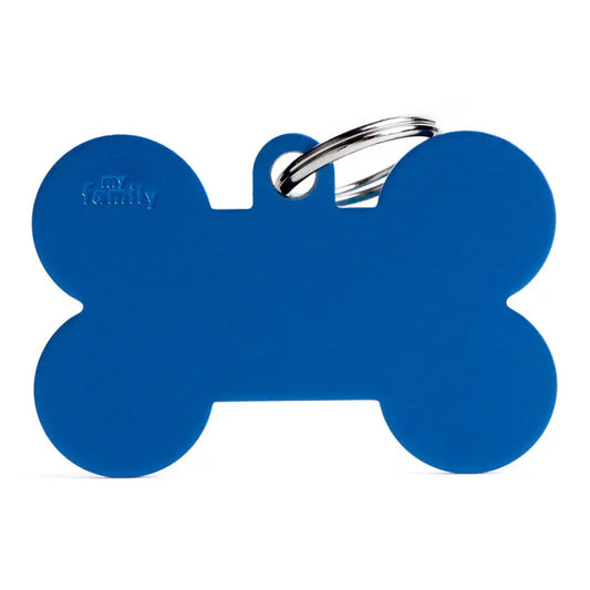 My Family Hueso Aluminio Xl Azul Mfxl01 MY FAMILY Mascotas-Ávila