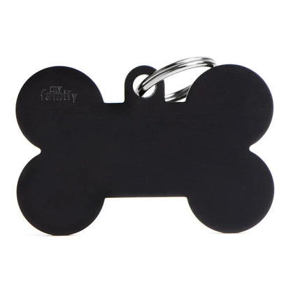 My Family Hueso Aluminio Xl Negro Mfxl05 MY FAMILY Mascotas-Ávila