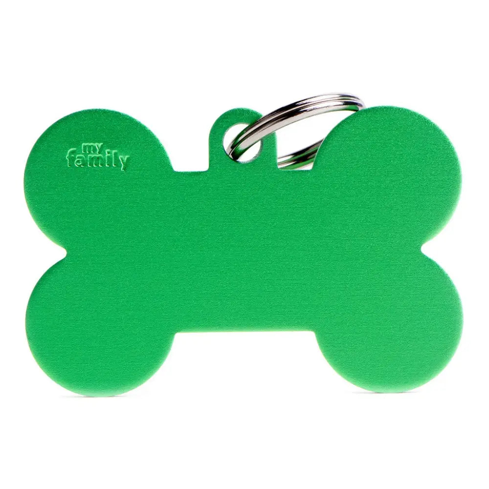 My Family Hueso Aluminio Xl Verde Mfxl06 MY FAMILY Mascotas-Ávila