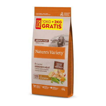 Nature'S Variety No Grain Medium/Maxi Pollo Campero Pienso Sin Cereales para Perros AFFINITY PETCARE, S.A. UNIPERSONAL