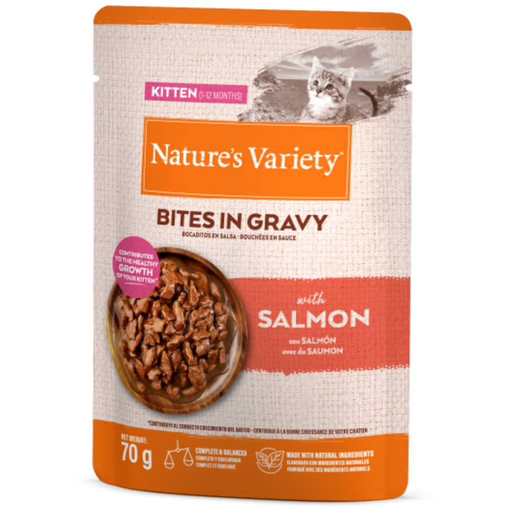 Nature'S Variety Bocaditos en Salsa para Gatitos 70 g NATURE'S VARIETY Mascotas-Ávila