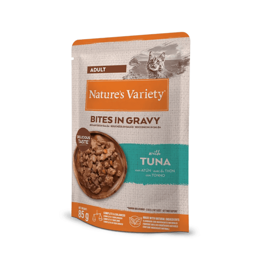Nature'S Variety Cat Bocaditos en Salsa con Atún 85 g NATURE'S VARIETY Mascotas-Ávila