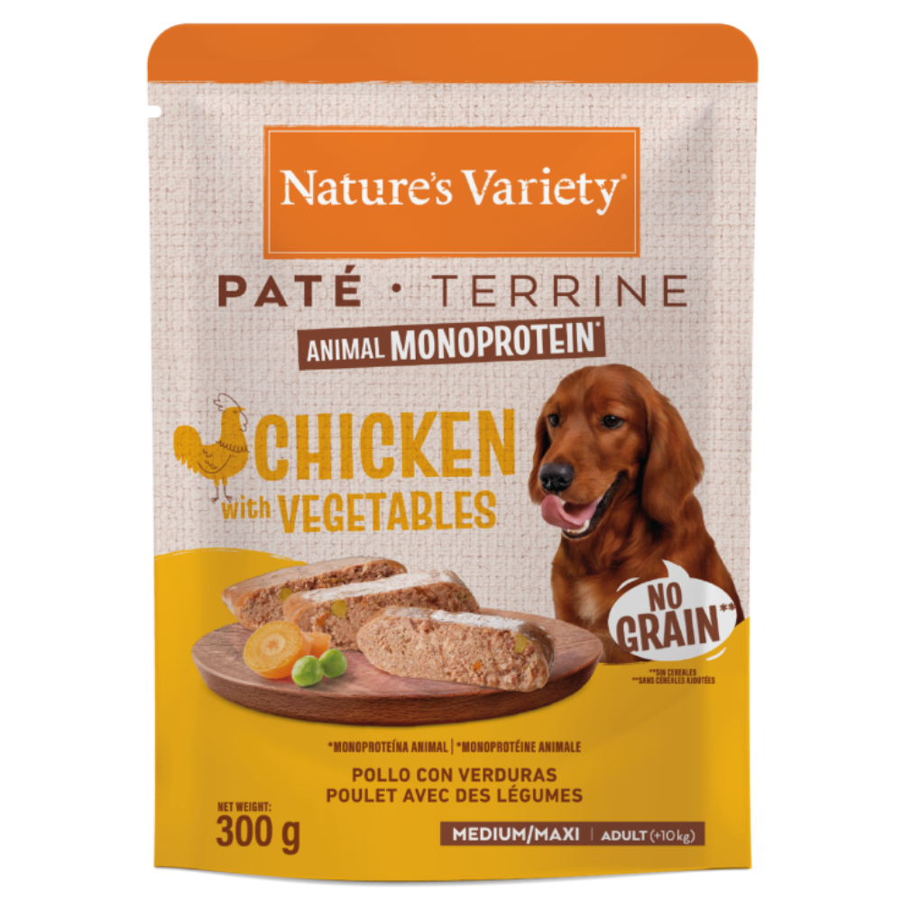 Nature'S Variety Dog Original Paté Medium/Maxi Sin Cereales 300 g NATURE'S VARIETY Mascotas-Ávila