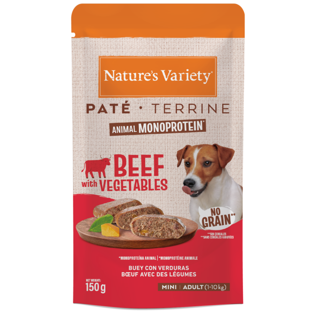 Nature'S Variety Dog Original Paté Mini Buey 150 g Tarrina NATURE'S VARIETY Mascotas-Ávila