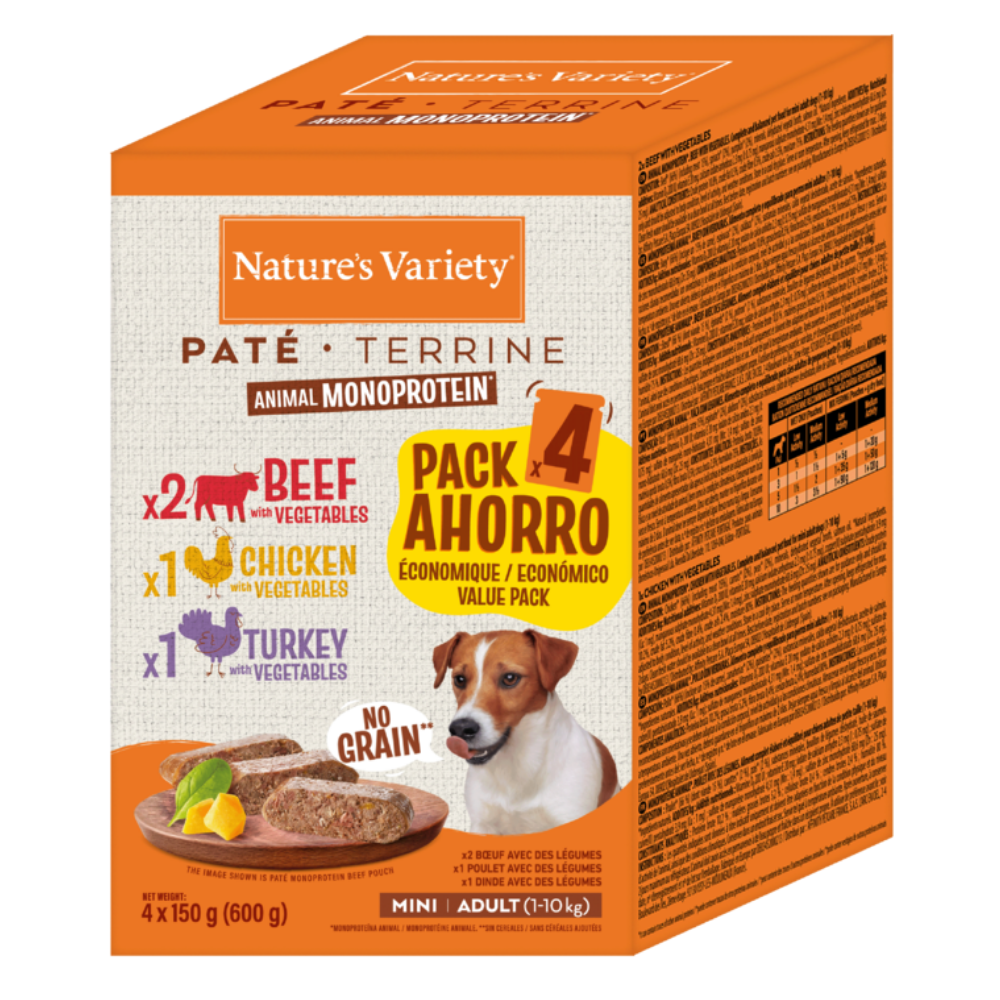 Nature'S Variety Dog Original Paté Multipack NATURE'S VARIETY Mascotas-Ávila