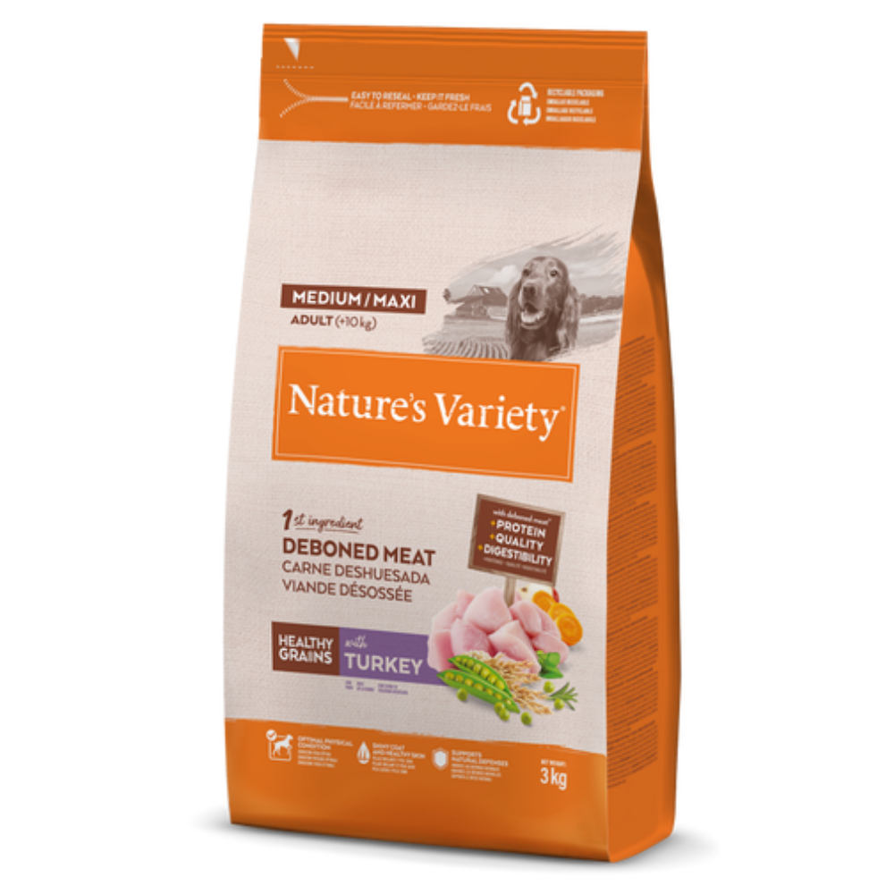 Nature'S Variety Healthy Grain Medium Maxi Pavo NATURE'S VARIETY Mascotas-Ávila