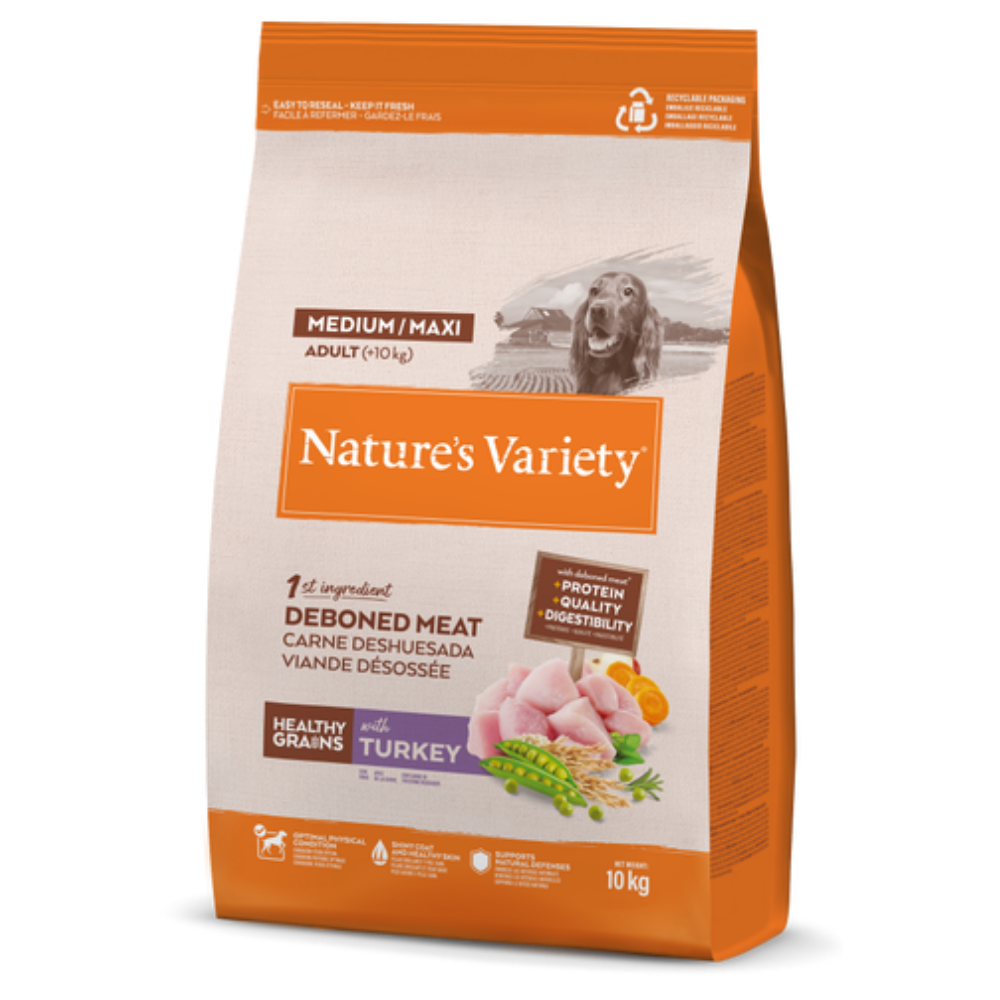 Nature'S Variety Healthy Grain Medium Maxi Pavo NATURE'S VARIETY Mascotas-Ávila